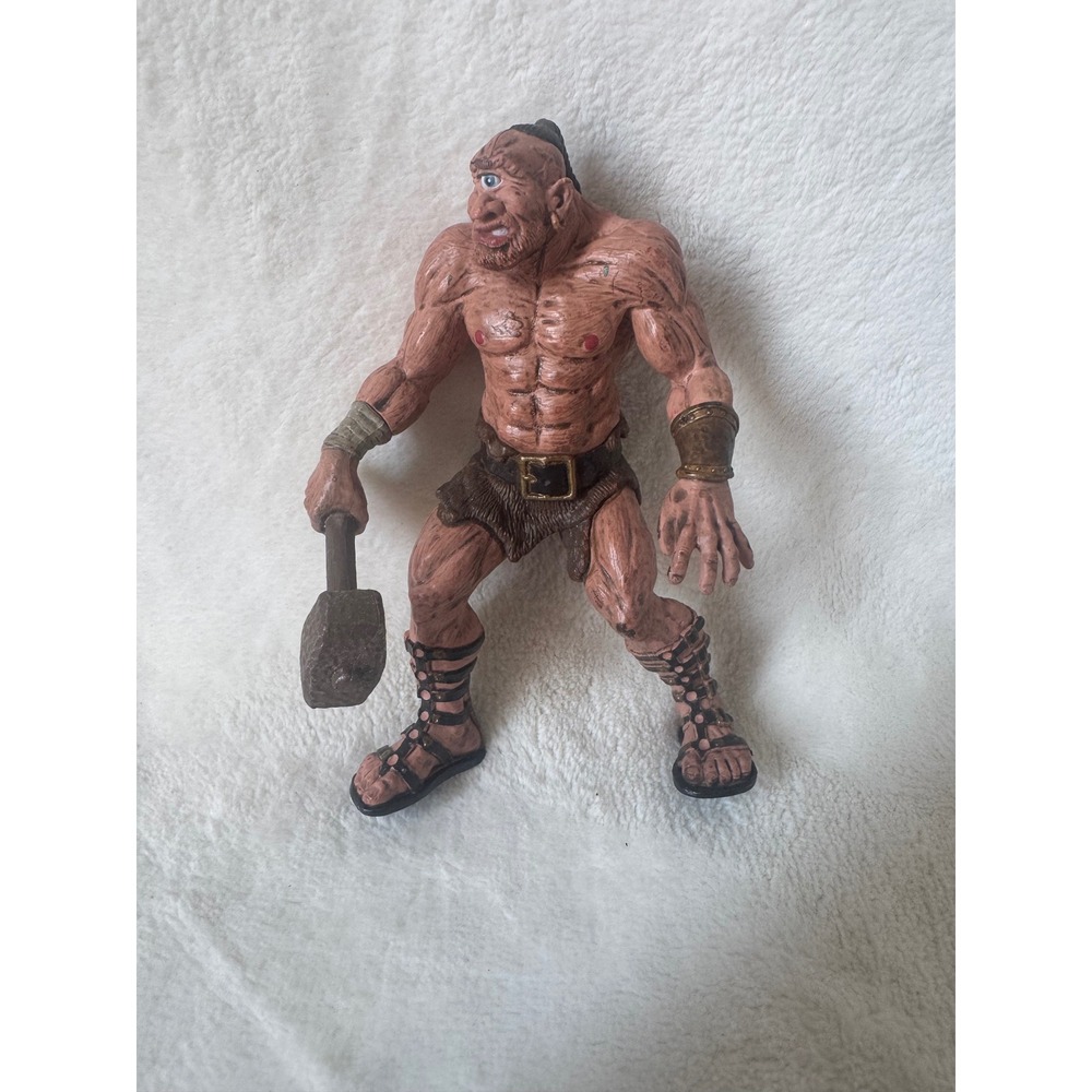 Safari Ltd Cyclops Action Figure Kids OS Brown Good Mythical Realms 2010 Hammer